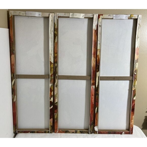 Wall Art Red Poppy Traditional Print on Canvas- 3 Panels 30” x 30” - Picture 5 of 6